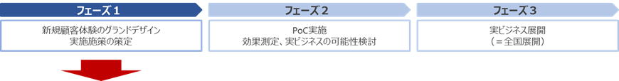 サービス展開の３フェーズ